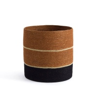 Корзина Плетеная 40 x 40 см Saski единый размер разноцветный LA REDOUTE INTERIEURS  фото, kupilegko.ru